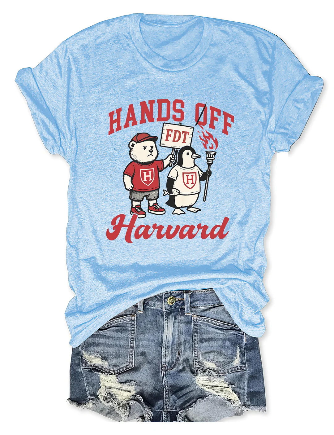 Hands Off Harvard T-shirt