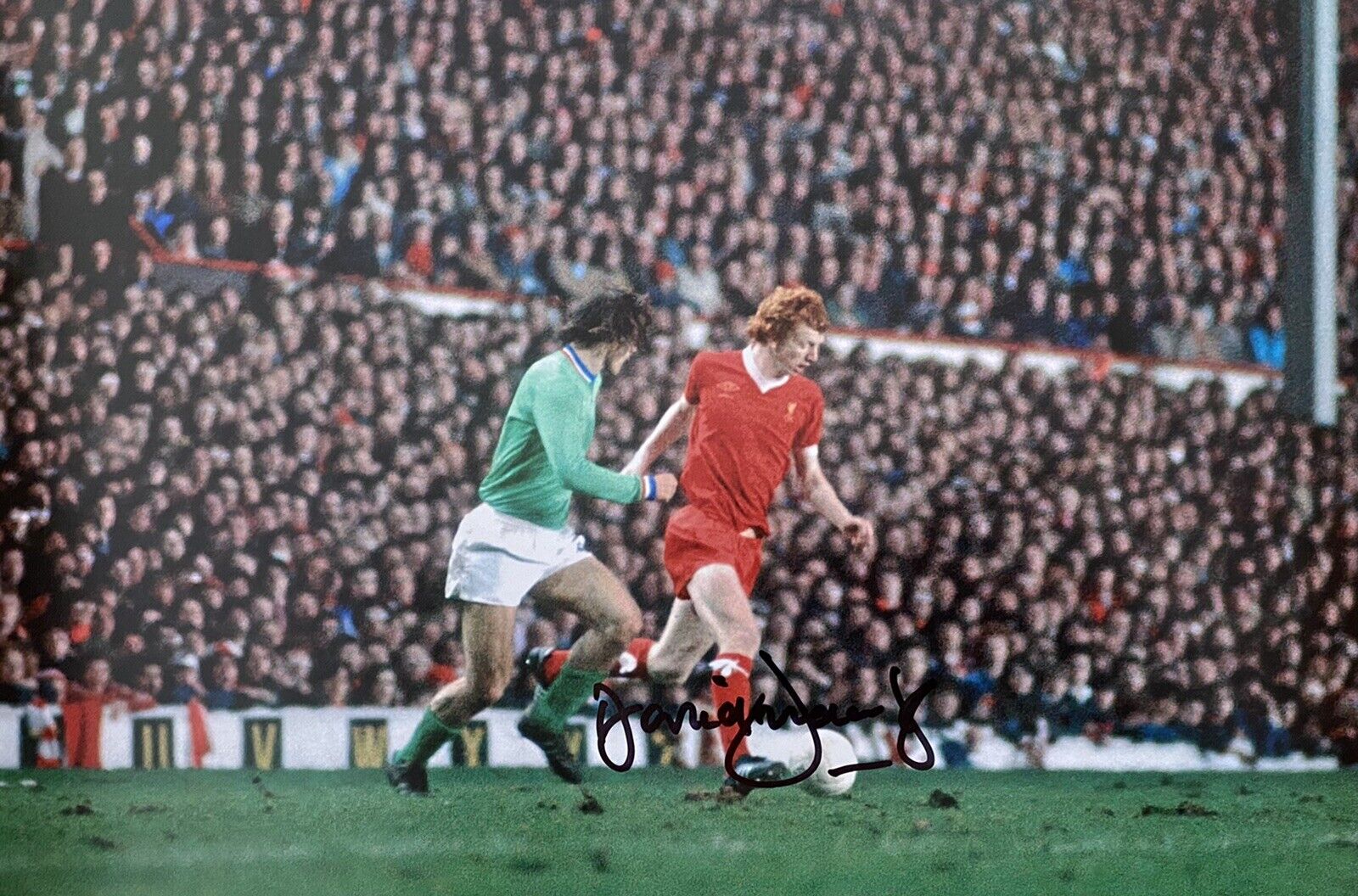 David Fairclough Genuine Hand Signed Liverpool 12x8 Photo Poster painting 5