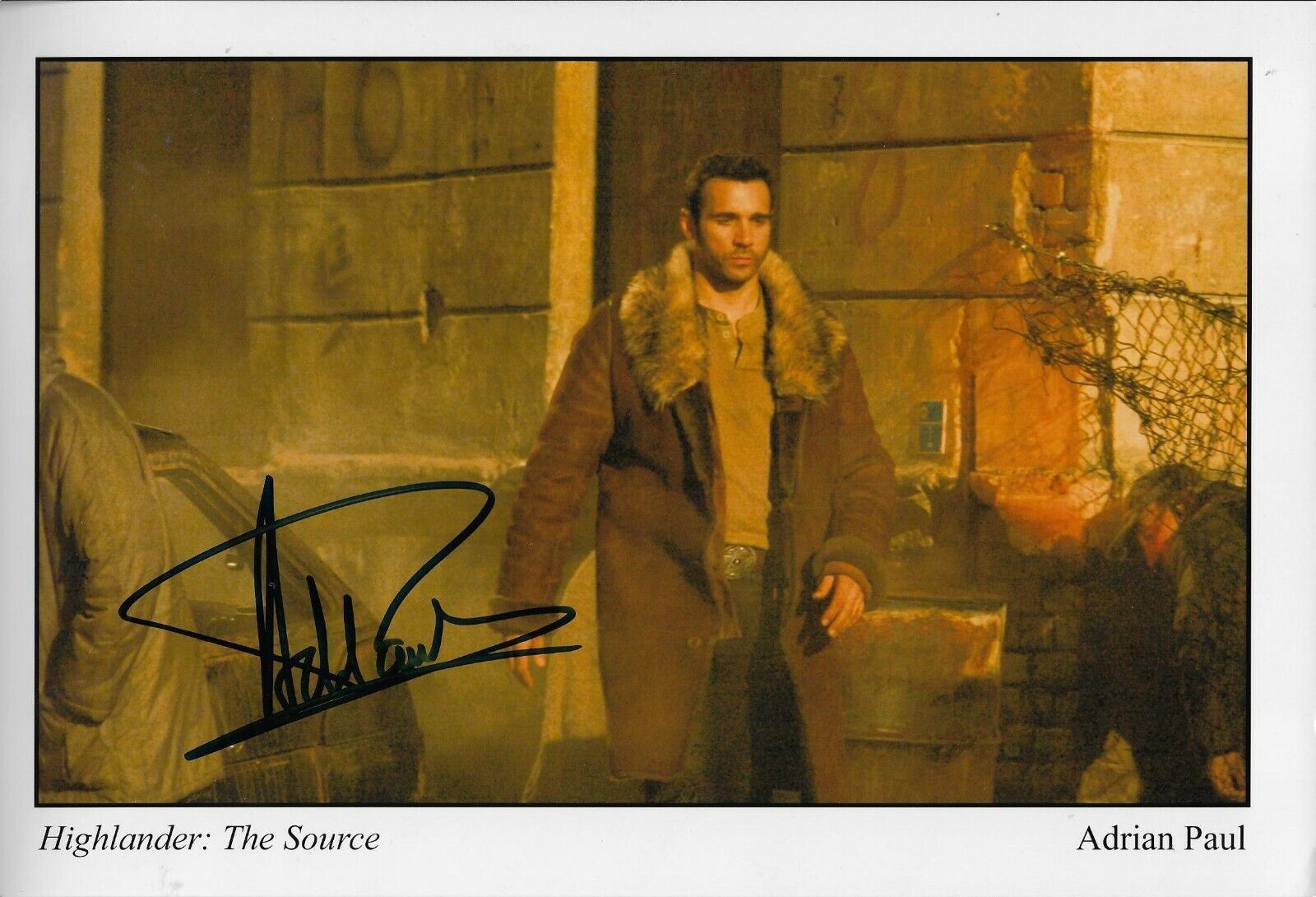 Adrian Paul Original In Person Autographed 8.5X11 Photo Poster painting - Highlander #24