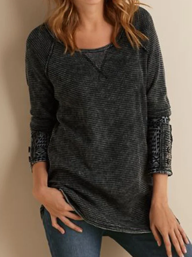 Plus size  Cotton Casual Shirts & Tops