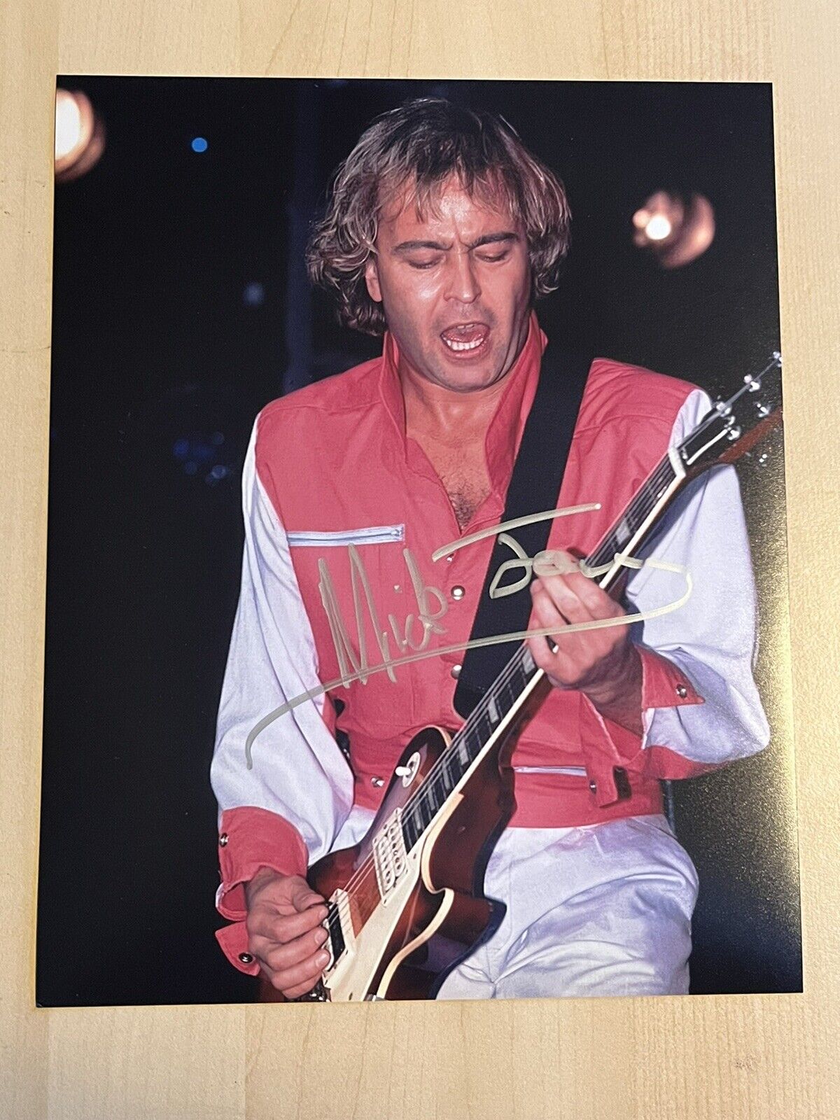 MICK JONES HAND SIGNED 8x10 Photo Poster painting AUTOGRAPHED FOREIGNER ORIGINAL GUITARIST COA