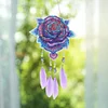 Capteur De Lumière De Rêve Carillons De Vent Diy Diamant Peinture Artisanat Kit Pendentif