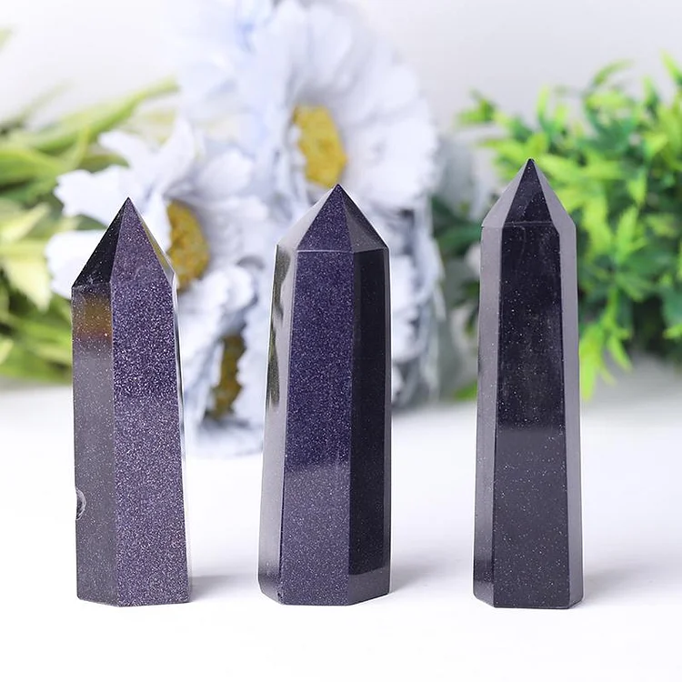 Blue Sandstone Towers Points Bulkfor Healing