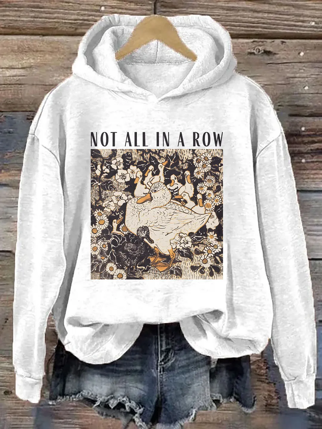 Ducks Not In A Row Hoodie