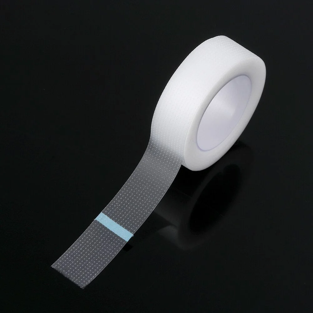 1 Roll Professional PE/Non-Woven Lash Tape Breathable Anti-allergy Under Eye Pad Micropore Tape Eyelashes Extension Tape 9m