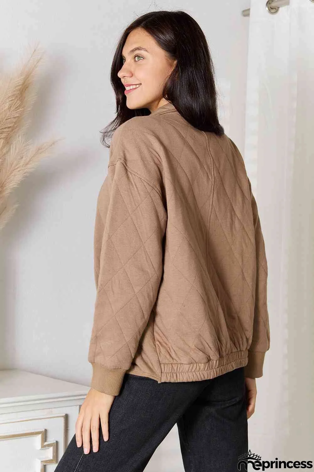 Heimish Full Size Zip-Up Jacket with Pockets