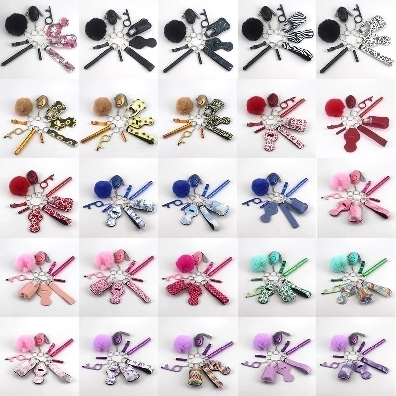 Original Design Self-defense Sunflower Self-defense Self-defense Metal Bag Pendant Self-defense Keychain