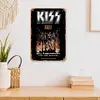 Kiss - Panneaux en &eacute;tain m&eacute;tallique(20*30cm/30*40cm) - Musique