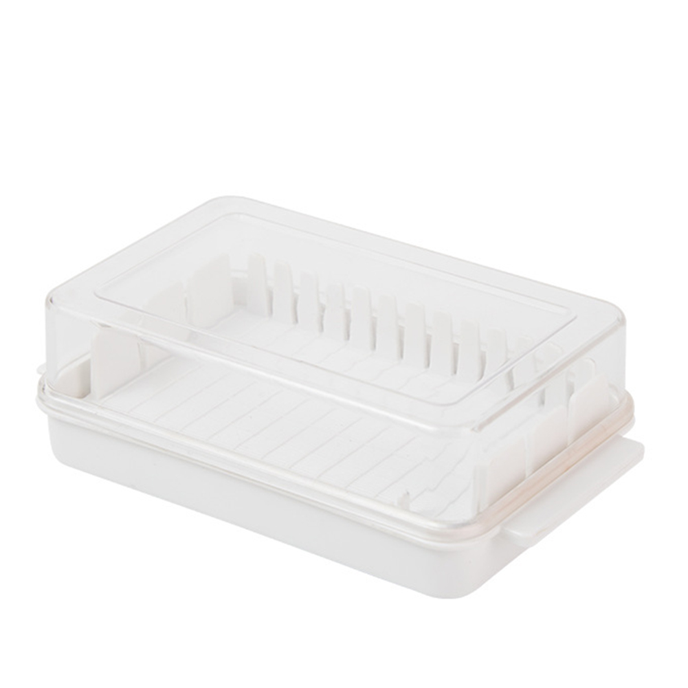 

Butter Cutting Storage Box Cheese Slicer Tray w/ Lid Keeper Food Container, 501 Original