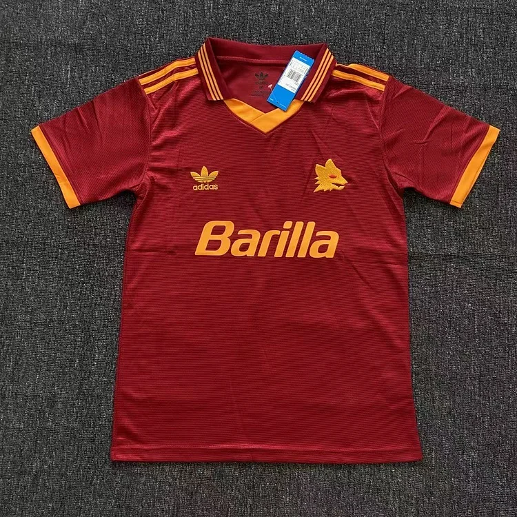 Retro 1992-94 AS Roma Home Jersey