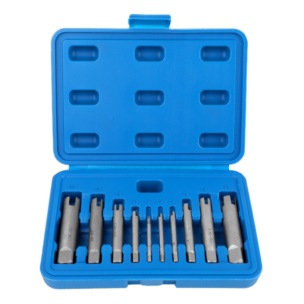 

6pcs/set Remove Stripped Damaged Wire Screw Tap Extractor Drill Bits Set, 501 Original