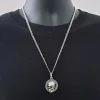 Pendentif t&ecirc;te de mort Memento Mori