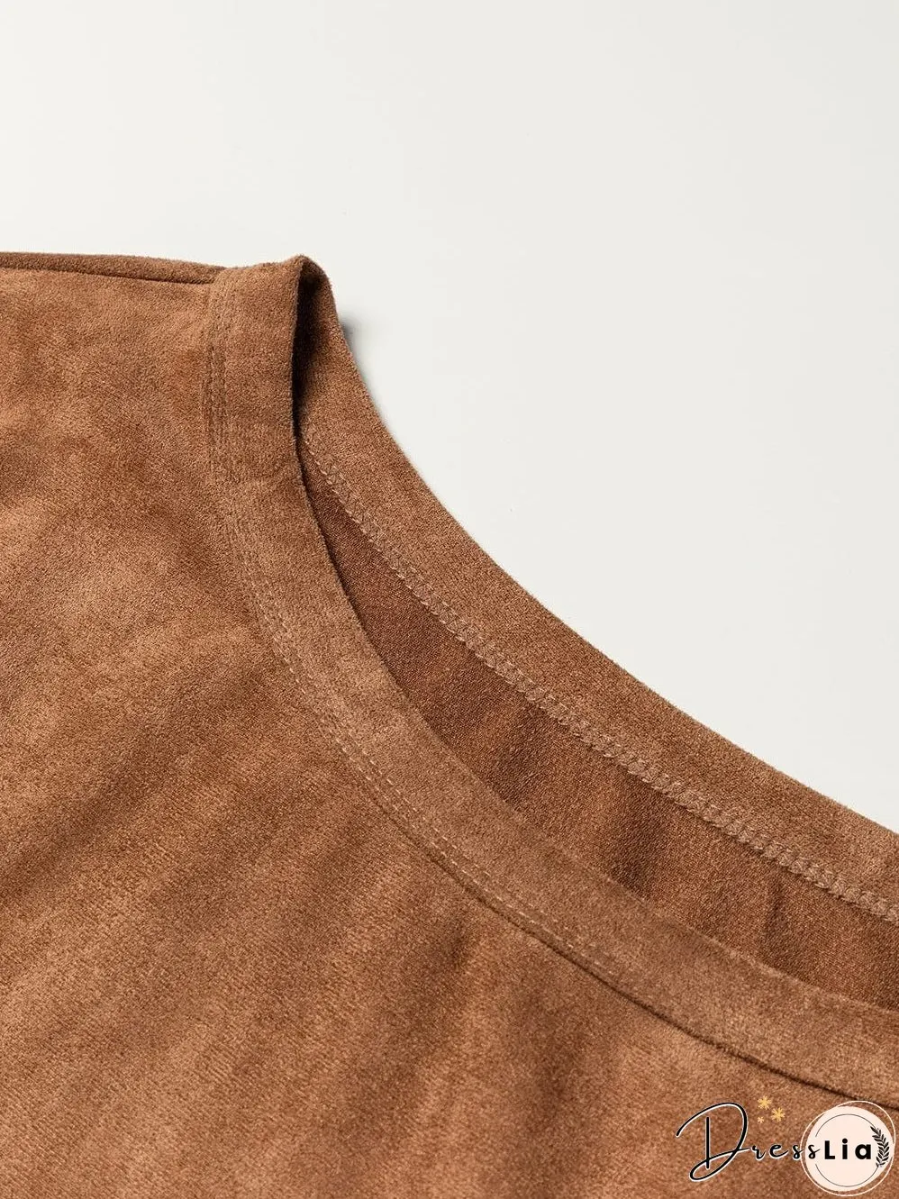 Cozy Brown Aztec Print Patched Pocket Long Sleeve Shirt