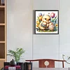 5D DIY Full Square Drill Diamond Painting Easter Chicken Home Decor Art 35x35cm