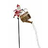 Christmas Santa Solar Kettle Lights Solar Watering Can Lights Outdoor Decoration