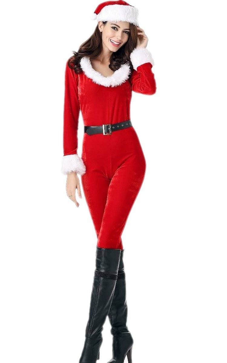Sexy Santa Baby Catsuit-Mayoulove