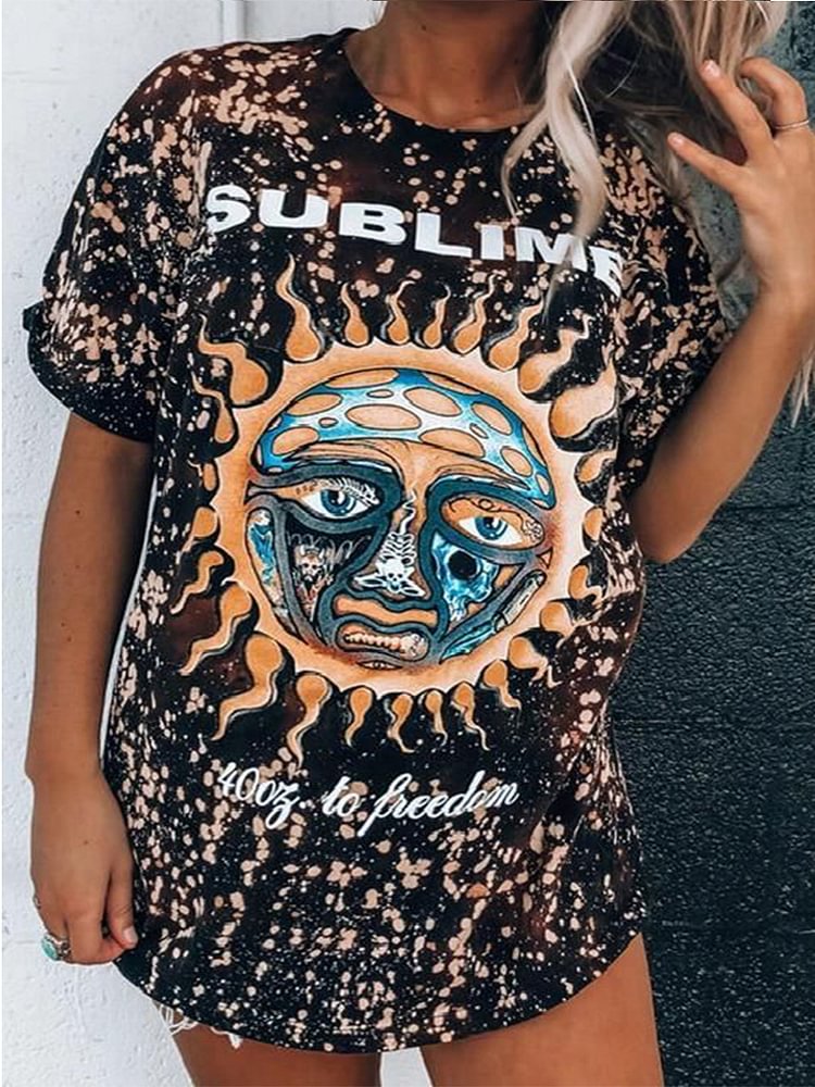 Bleached Sun Sublime Plus Size T-Shirt