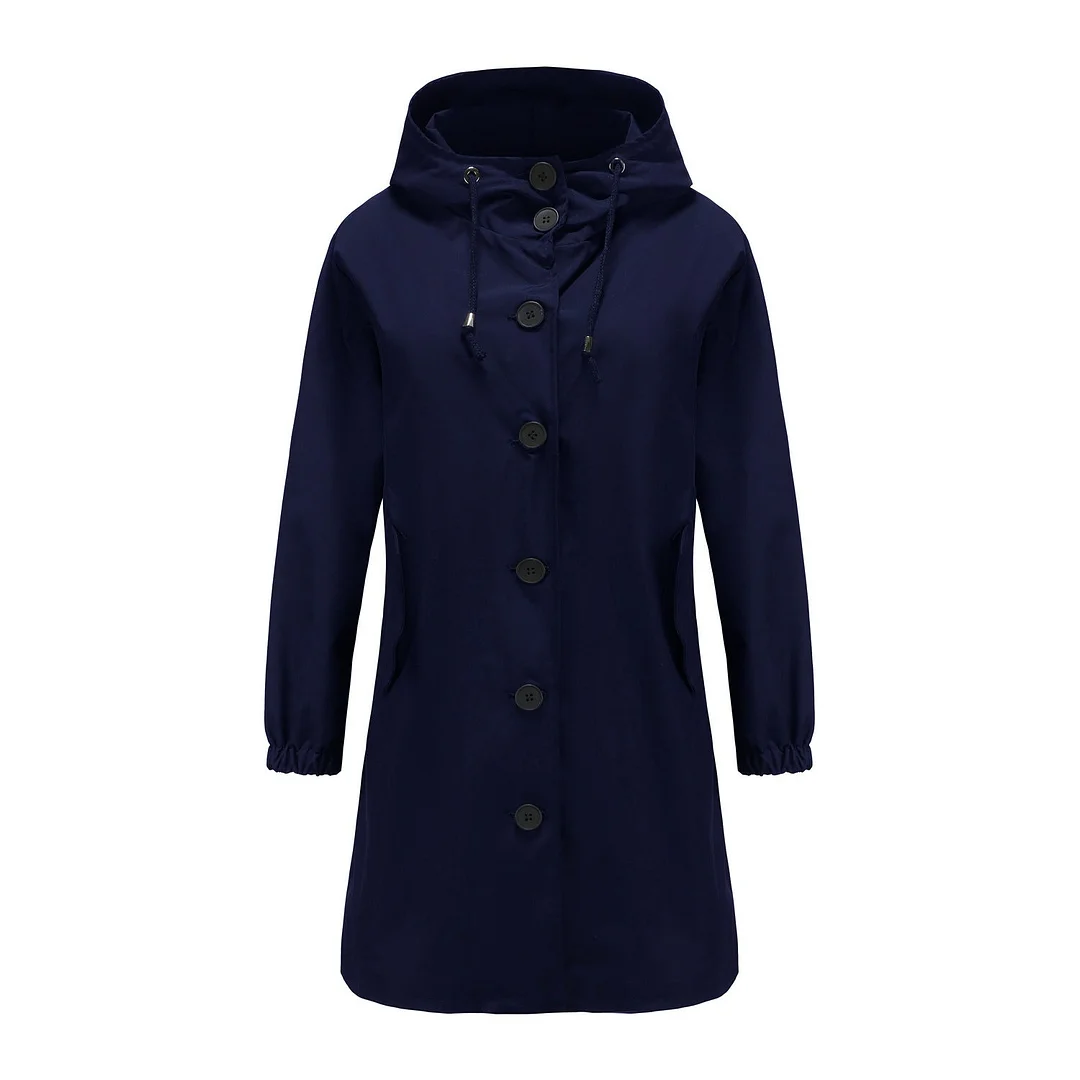 Women's Casual Long Loose Large Size Outdoor Jacket