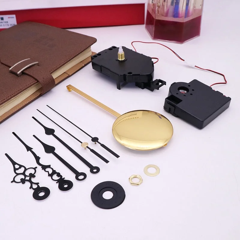 Quartz Pendulum Clock Movement Mechanism DIY Wall Clock Motor Repair Parts Classic Pendulum Clock Music Box Home Accessories