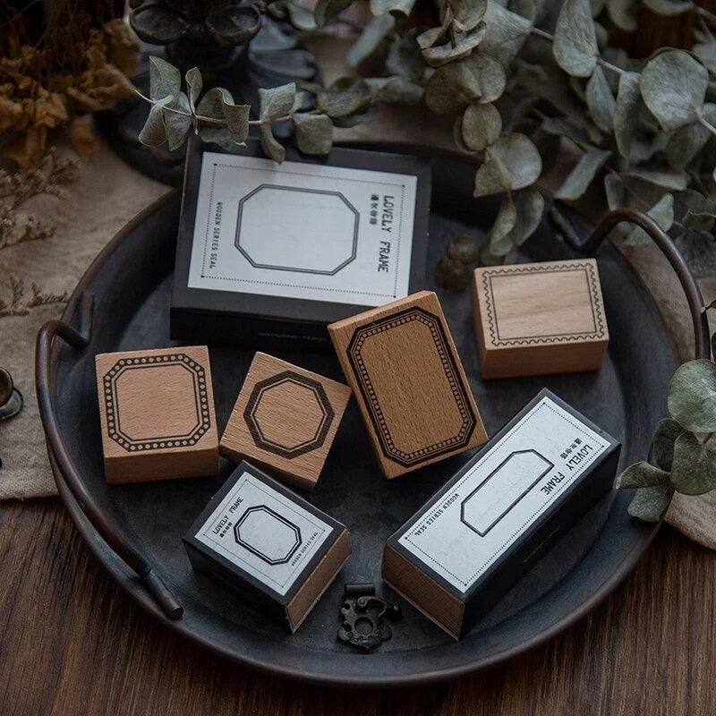 Wooden Border Stamps-Himinee.com