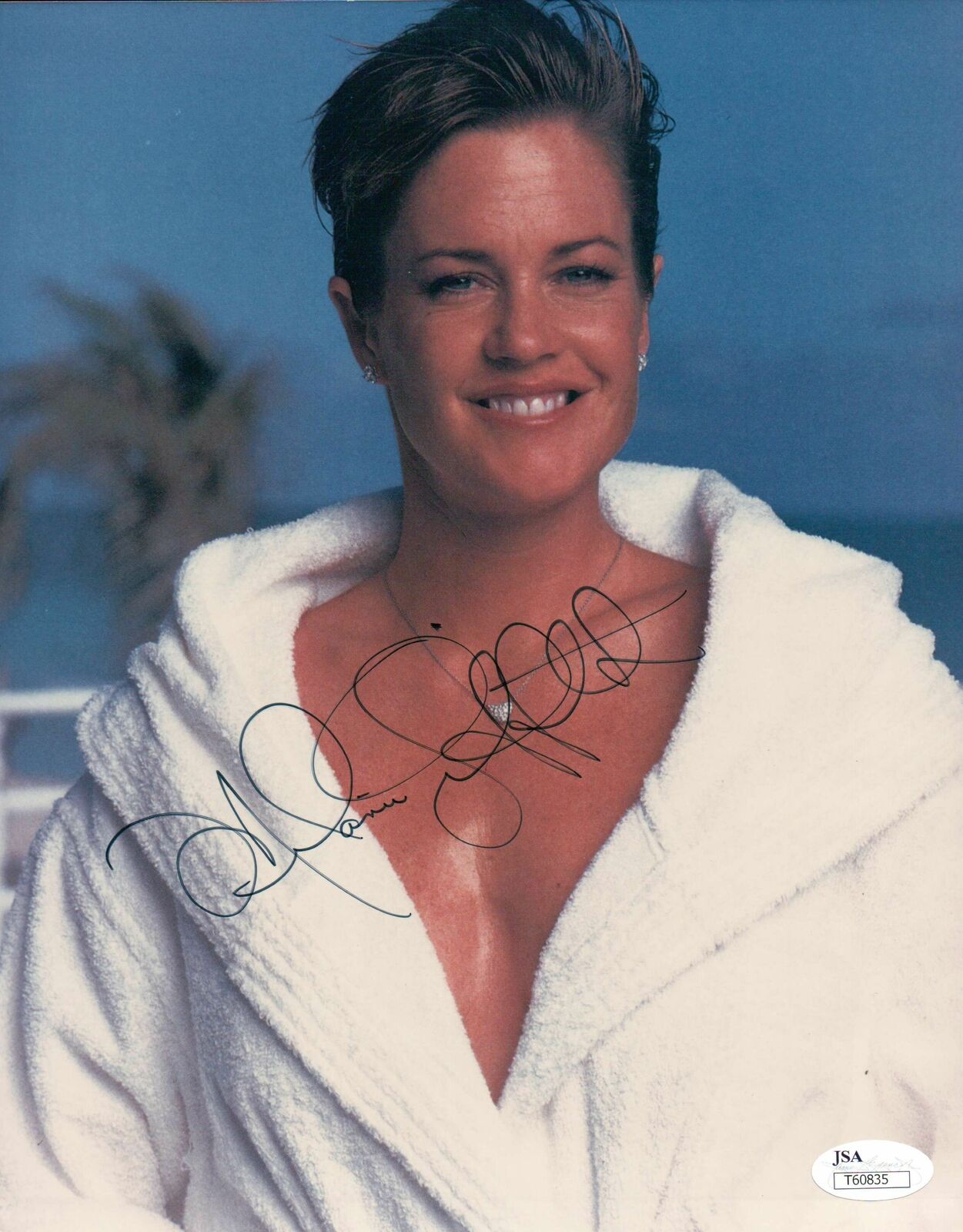 Melanie Griffith Signed Autographed 8X10 Photo Poster painting Vintage Signature JSA T60835