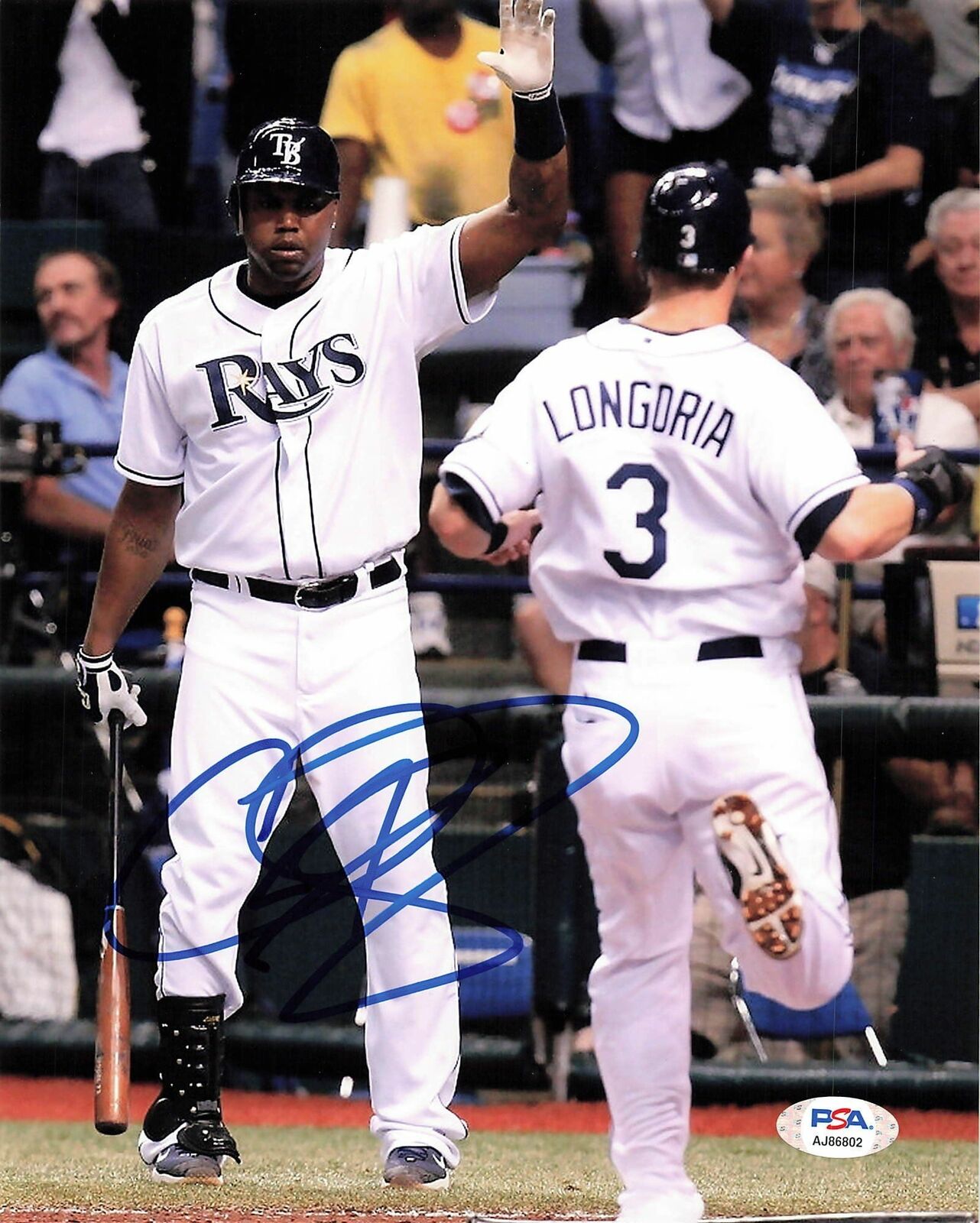 CLIFF FLOYD signed 8x10 Photo Poster painting PSA/DNA Autographed Tampa Bay Rays