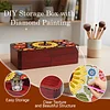Sonnenblume diy Diamant Kunst Holz Aufbewahrungsbox Diamond Painting Aufbewahrungsbox
