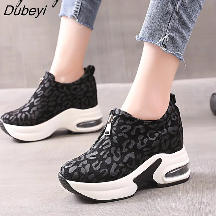 Dubeyi Women's Sneakers With Platform Womens Shoes Casual Women Wedge Basket 2022 shoes Tennis Female Thick Womens autumn Trainers