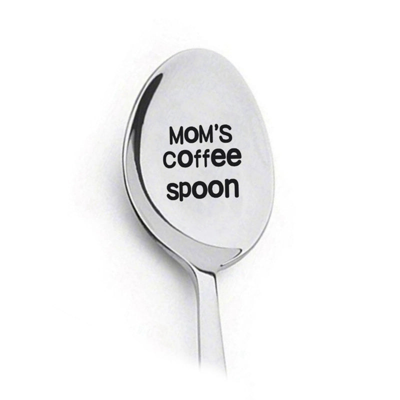 Fashion Letter Stainless Steel Spoon