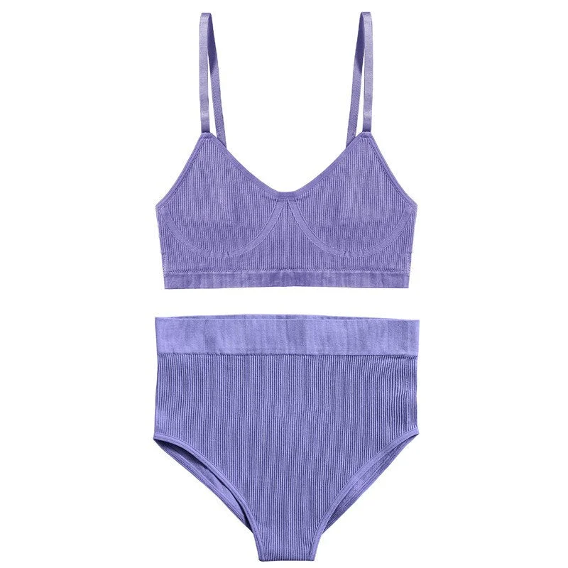 FINETOO Seamless Women Bra Panties Set Push Up Sports Tank Tops +Panty Sets Sexy Active Bra Lingerie Fitness Crop Top Underwear