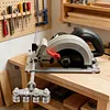 Adjustable Cutting Guide Rail 20inch Universal Cutting Circular Saw Guide Rail Four Axis Circular Saw Rip Fence Kit for Straight Edge