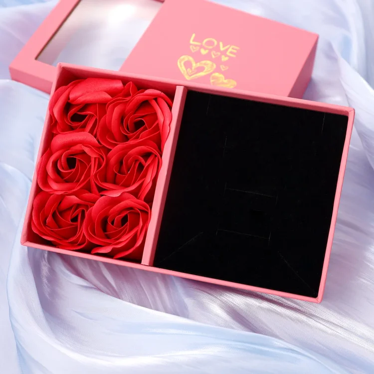 Kettenmachen Rose Exquisite Rosa Geschenkbox