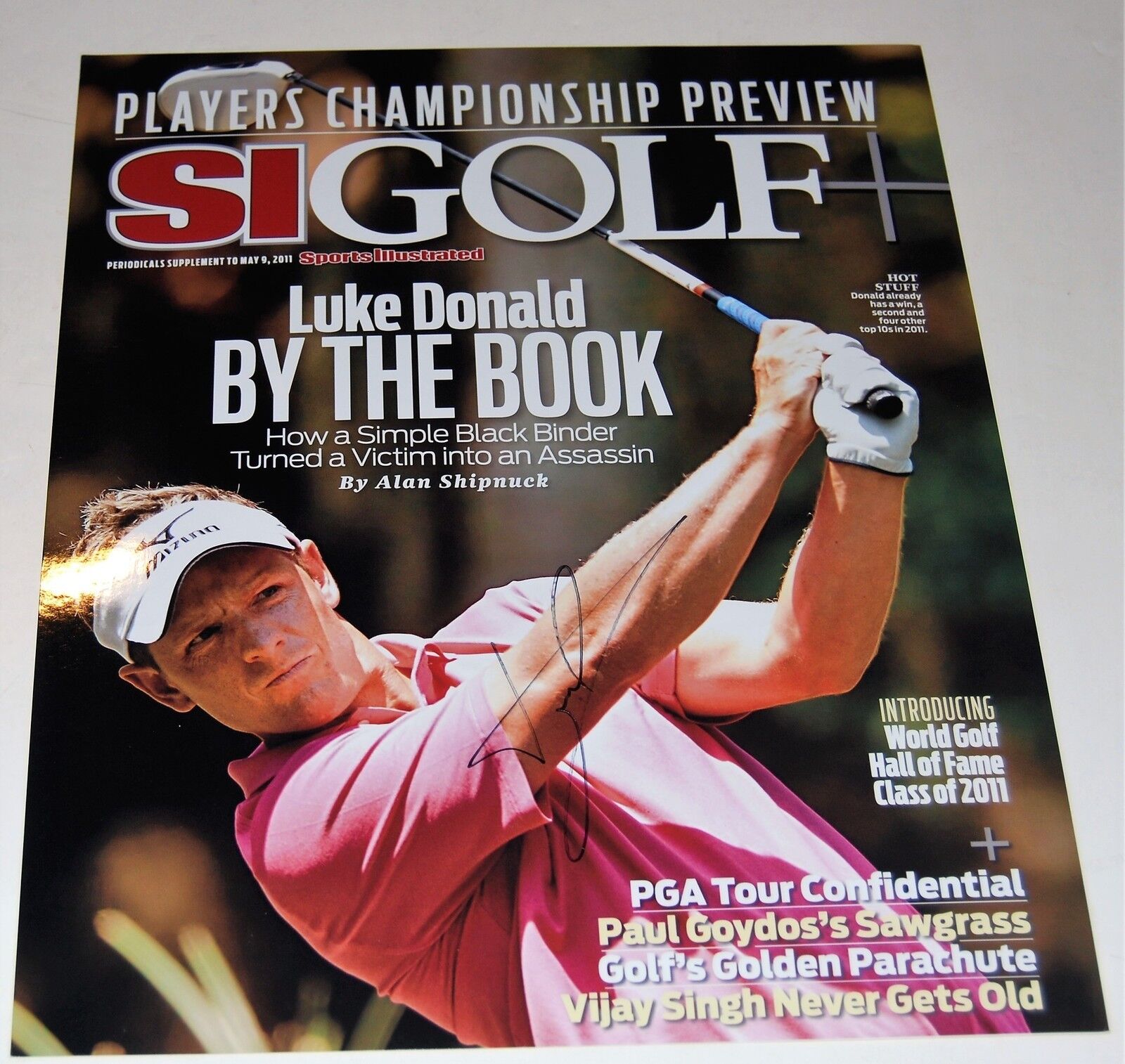 LUKE DONALD signed (SPORTS ILLUSTRATED) GOLF *MASTERS* 11X14 Photo Poster painting W/COA