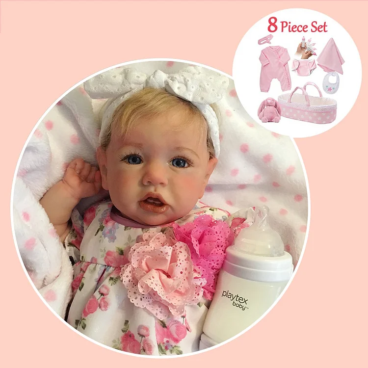 [Toys for Kids Sale] Realistic 20" Sweet Nohren Reborn Toddlers Baby Doll Girl, Sparkling New Weighted Baby Doll Has Coos and "Heartbeat" Rebornartdoll® RSAW-Rebornartdoll®