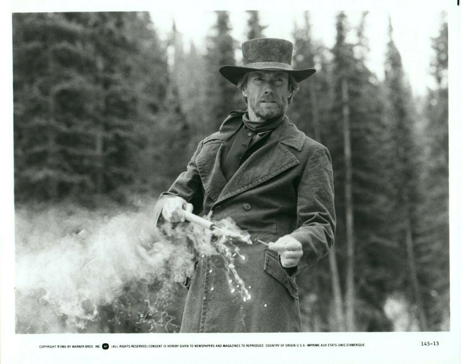 CLINT EASTWOOD Actor PALE RIDER Movie 8x10 Promo Press Photo Poster painting 1985 Warner Bros