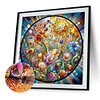 Diamond Painting -DIY Round Drill Partial AB Flower(40x40 CM)