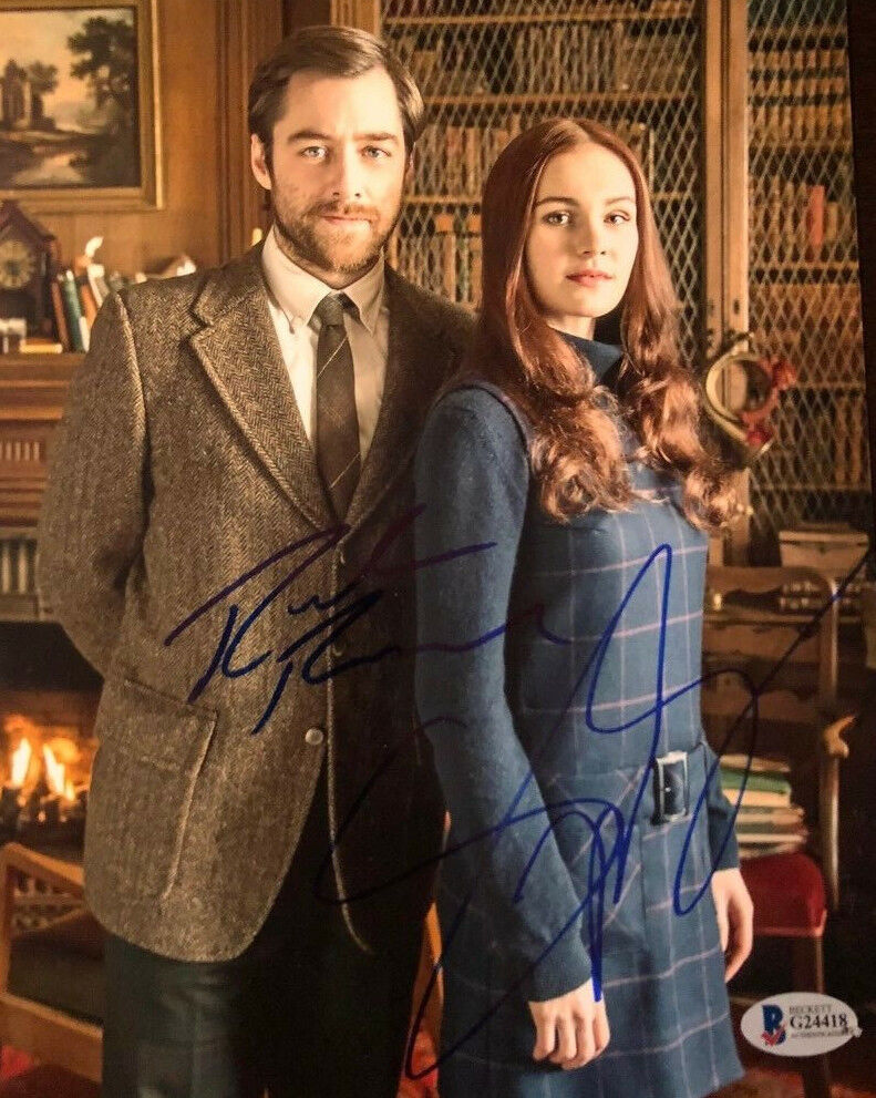 Sophie Skelton Richard Rankin signed autographed 8x10 Photo Poster painting Outlander Beckett