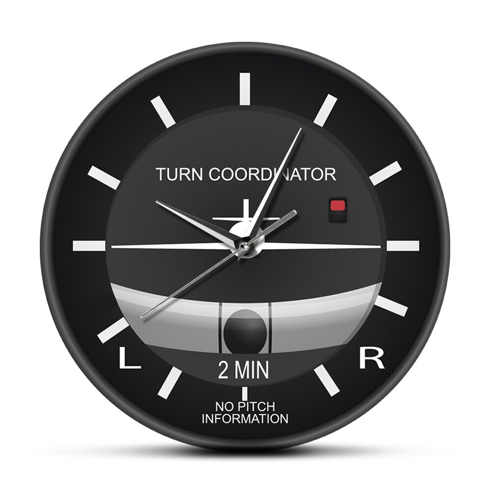 

Cockpit Style Face - Frameless Acrylic Wall Clock, 501 Original