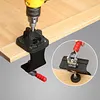 Hinge Hole Drill Guide With Clamping Device, Center Line Positioning, Margin Positioning Adjust