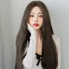 Super Realistic and Natural Medium Length Straight Women's Wig