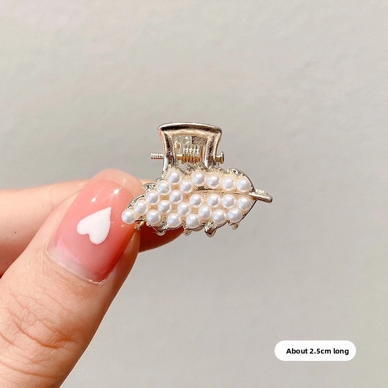 Sweet Butterfly Alloy Plating Inlay Artificial Pearls Rhinestones Hair Claws