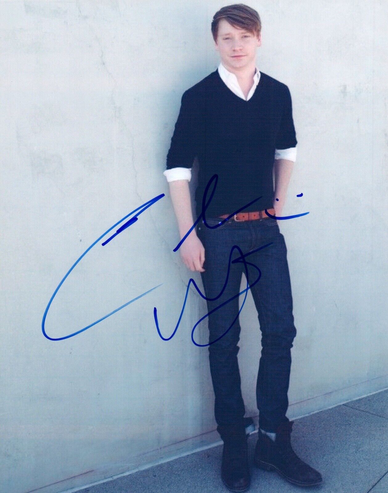 Calum Worthy Signed Autographed 8x10 Photo Poster painting Austin & Ally The Act Actor COA