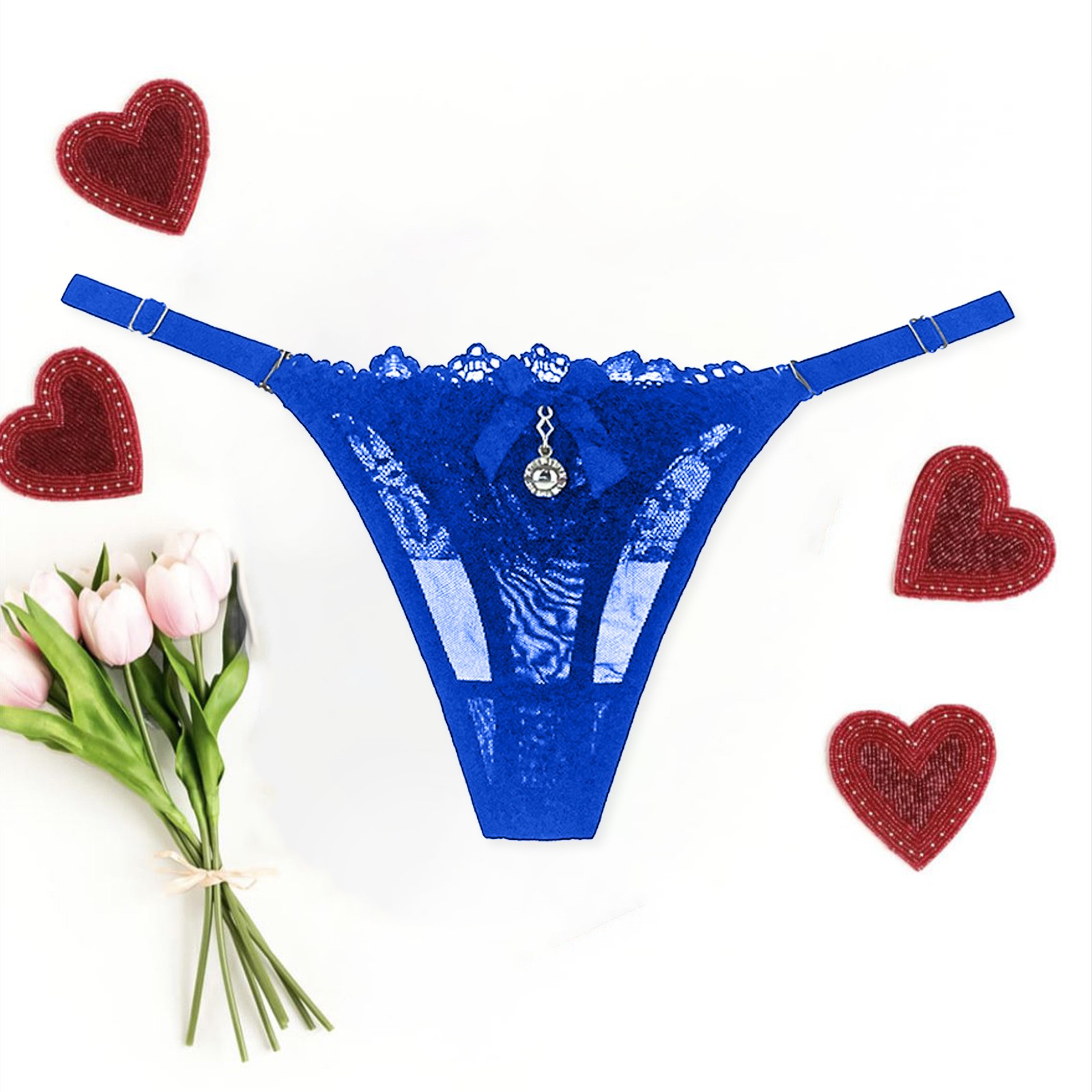 Women’S Lace Seamless Underwear Sexy No Show Panties Briefs Soft Stretch Bikini Underwears Pants Elastic Waist Low-Waist Thong