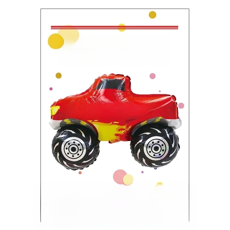 Birthday Cartoon Style Cute Car Airplane Aluminum Film Indoor Party Balloons