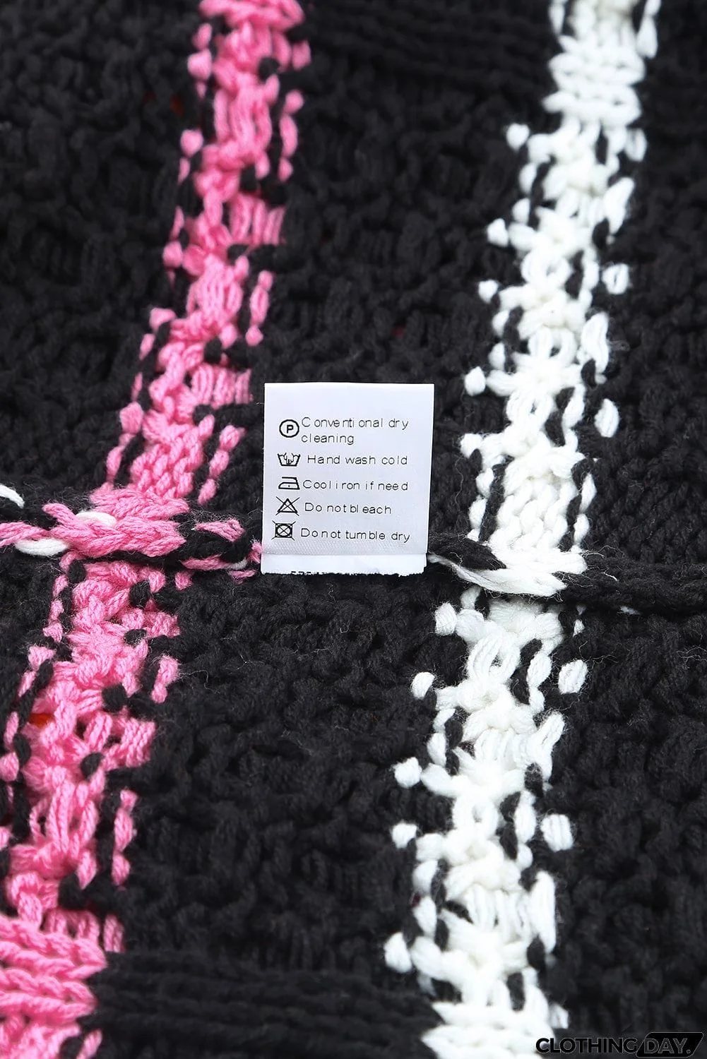 Striped Color Block Textured Knit Pullover Sweater