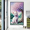 (40*70cm)DIY Full Round Drill Diamond Painting-Cat