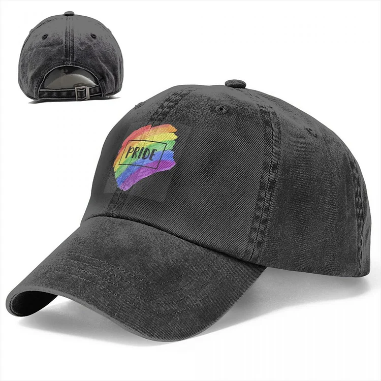Lgbt Pride Water Wahshing Baseball Cap Bisexual Gay Kpop Crazy Retro Baseball Hat Man Caps