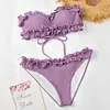 Gioiacombo&trade; Costume da bagno con spacco in pizzo fungo
