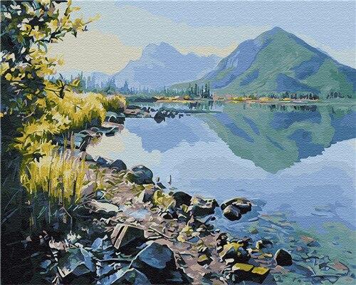 

Trail Lake – Paint By Numbers - 40*50CM, 501 Original