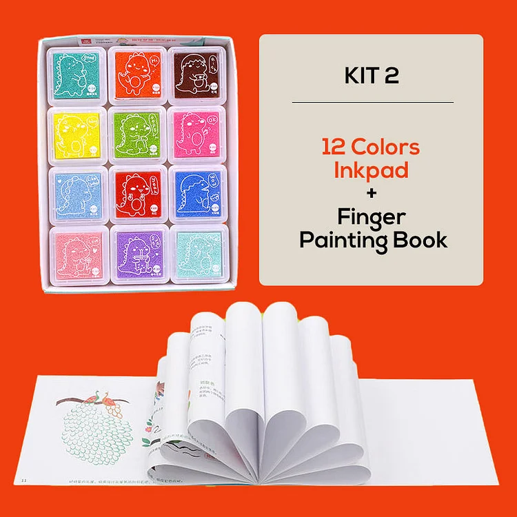 Mintiml® DIY Kit de peinture au doigt à l'éponge